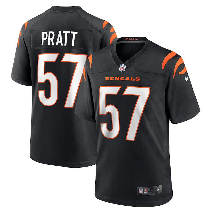 Men Cincinnati Bengals #57 Germaine Pratt Nike Black Game NFL Jersey->cincinnati bengals->NFL Jersey